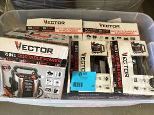 lot 29 image: Mix Lot of Vector Battery ChargersStarters - Customer Returns - Review all pictures