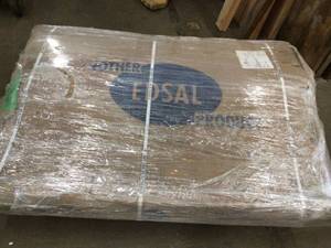 lot 45 image: Edsal 72 in H x 36 in x 24  D steel Commercial Unit Gray open box
