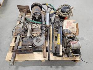 lot 706 image: Pallet Lot of Misc. - Jacks, Winch, Porta Powers - All Untested - NO SHIPPING