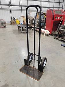 lot 719 image: Nice Heavy Duty 2-Wheel Dolly - Solid Rubber Tires - NO SHIPPING