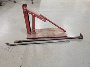lot 724 image: Tire Bead Braker and Bars - NO SHIPPING