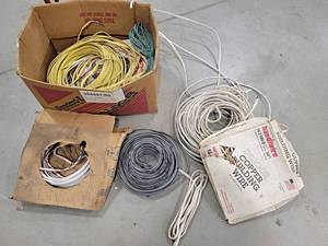 lot 725 image: Large Lot of ROMEX Copper Wire - NO SHIPPING