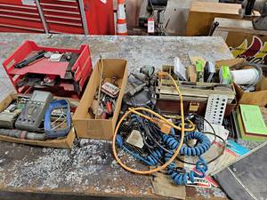 lot 750 image: Large Lot of Assorted Tools, Hardware and More - NO SHIPPING