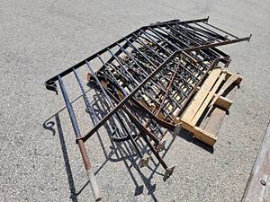 lot 867 image: Lot of (6) Sections of Rod Iron Railing - NO SHIPPING