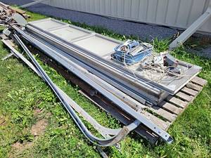 lot 909 image: 10 x 12 Insulated Garage Door w Opener, Spring, Sensors and Rails - NO SHIPPING