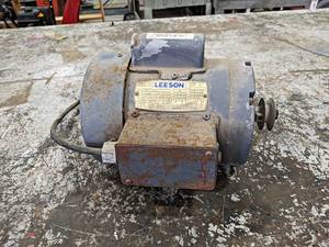 lot 497 image: Leeson 12HP 1PH Electric Motor