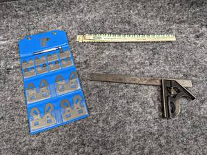 lot 503 image: FUJI Tool L300 Radius Gauge Kit, Plastigauge and Square