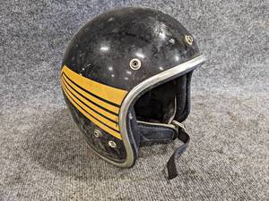 lot 561 image: Vintage Arthur Fulmer 1970s Motorcycle Helmet - Size Small