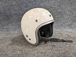 lot 562 image: Vintage Arthur Fulmer 1970s Motorcycle Helmet - Size Medium