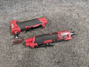 lot 572 image: Milwaukee FUEL M12 Die Grinders and Batteries
