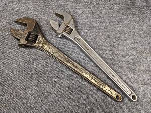 lot 610 image: Pair of 15 Adjustable Wrenches - Artisan and PROTO