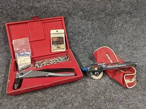 lot 643 image: G27 Hand Rivet Gun & DYMO Model M-5 Label Maker