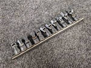 lot 664 image: SNAP-ON Metric 14 Drive 6-Point Swivel Sockets - 15mm to 5.5mm