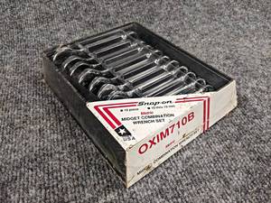 lot 669 image: New Sealed SNAP-ON Midget Metric Combination Wrench Set - Part No. OXIMB - From 10mm to 19mm