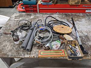 lot 773 image: Large Lot of Misc. - Air Compressor Nozzles, Hardware, Parts and More - NO SHIPPING