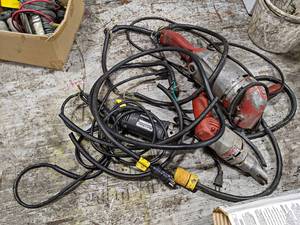 lot 775 image: Lot of (3) Power Tools - All Need new Cords - NO SHIPPING
