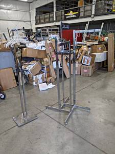 lot 760 image: Commercial Clothing Racks - NO SHIPPING