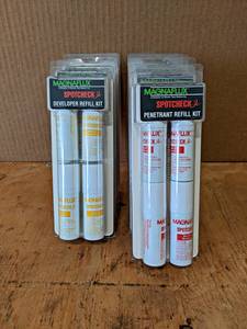 lot 784 image: MagnaFlux Spotcheck Jr (5) Penetrant Refill Kits and (4) Developer Refill Kit