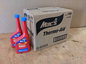lot 798 image: New Case of (14) Bottle Macs Thermo-Aid - Prevents fuel line freeze up - NO SHIPPING