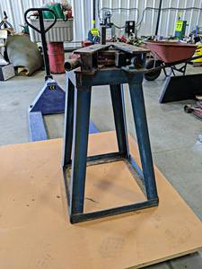 lot 826 image: Heavy-Duty Pipe Bender - Stands about 34 Tall - Pallet NOT Included - NO SHIPPING