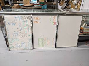 lot 899 image: Lot of (3) 24 x 36 Dry Erase Boards - NO SHIPPING