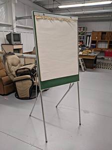lot 923 image: 29 x 71 Easel - Folds down for easy StorageTransport. Folds down to 29 x 40 - NO SHIPPING