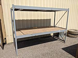 lot 965 image: Pallet Rack - Measures about 98 x 33 x 72 - NO SHIPPING