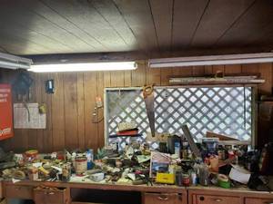 lot 100 image: Contents Of Garage Cabinets