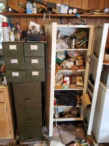 lot 101 image: Filing Cabinets And Storage Shelf