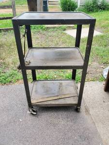 lot 111 image: H. Wilson Corp. Rolling Cart with electrical outlet