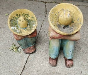 lot 113 image: Two Concrete Statues