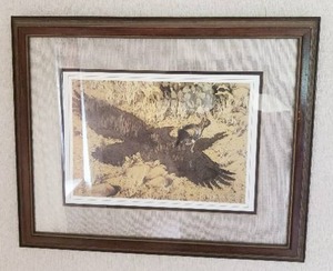lot 6 image: Framed Bev Doolittle print