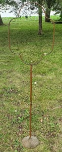 lot 157 image: Old Bird Cage Stand