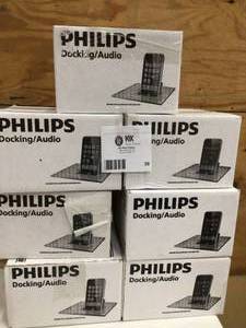 Lot of 7 Phillips Docking Audio units see pictures