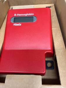 MSRP $1500 Hemocue B-Hemoglobin Portable Photometer With Control Curvette, Power Supply &amp CD - In Box - Excellent Condition