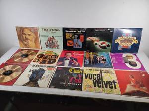 15 Great Assorted Vintage Vinyl Records-Kenny Rogers, The Association, Glenn Miller, And More