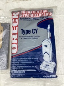 Oreck type CY vacuum bags