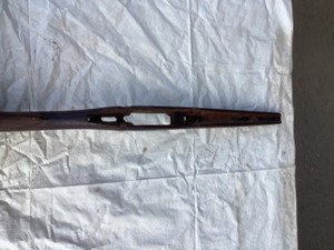 Wood gun stock for bolt action