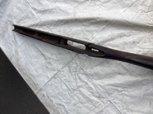 Wood gun stock for bolt action