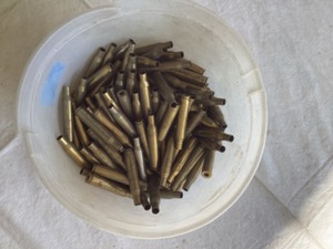 270 Winchester spent brass