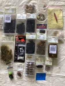 Fly fishing lures etc