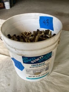 38 special brass with some nickle 15 lb bucket