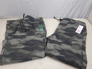 2 New Pair of Womens Camo Sweatpants