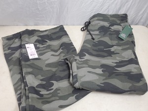 2 New Pair of Womens Camo Sweatpants
