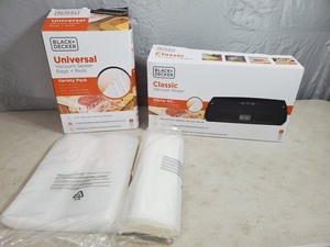 New Black and Decker Vacuum Sealer and Accessories