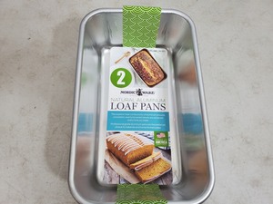 2 New Nordic Ware Natural Aluminum Loaf Pans