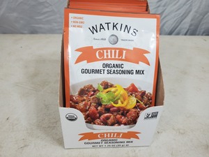New Case of Watkins Gourmet Chili Seasoning Mix