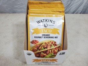 New Case of Watkins Taco Seasoning