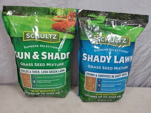 2 New Bags of Schultz Grass Seed Mixture