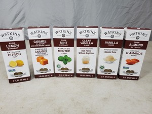 6 New Watkins Flavorings  Extracts